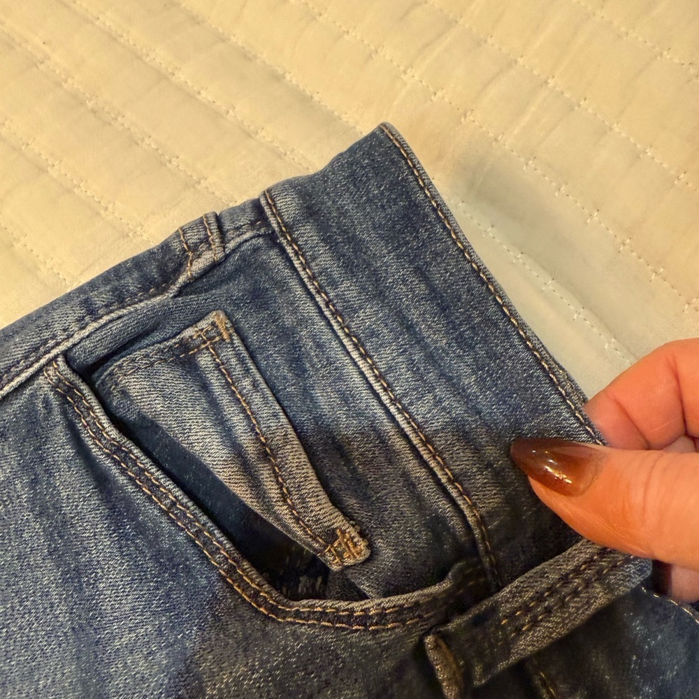 Cosmic Blue Love Flare Jeans Size 29 - Picture 5 of 6